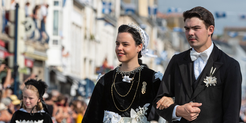 Couple au Festival des Filets bleus