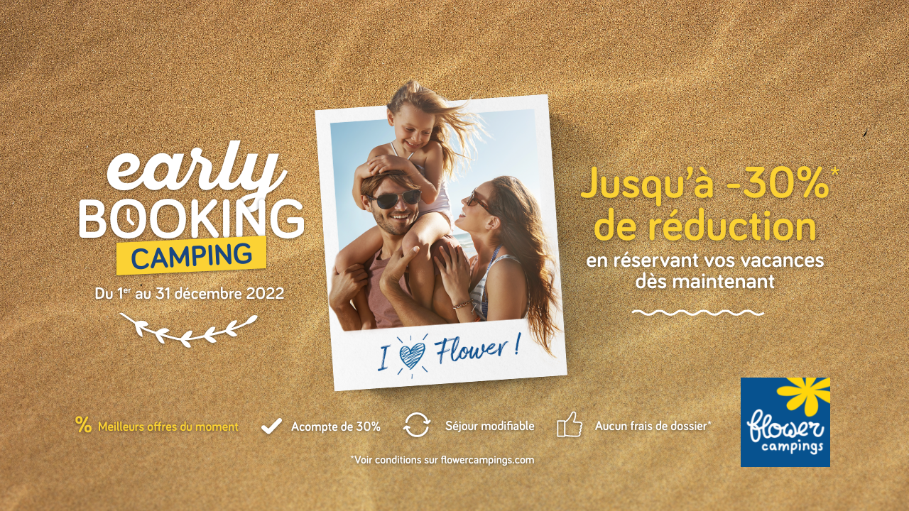 Early booking, jusqu'à -30%